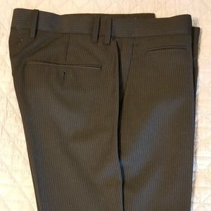 Black Penguin pinstriped dress pants
